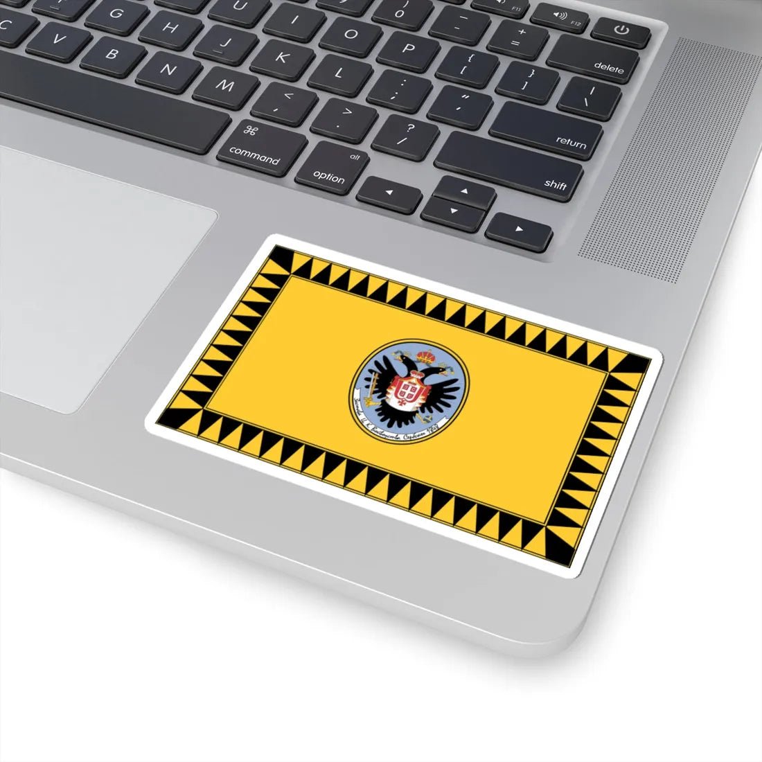 Flag of Serbian Vojvodina (Serbia) STICKER Vinyl Kiss-Cut Decal - The Sticker Space