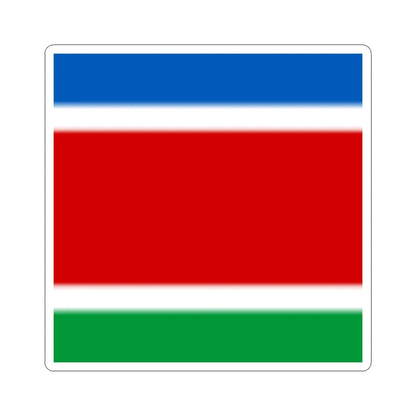 Flag of Serby (Ukraine) STICKER Vinyl Kiss-Cut Decal 6 Inch White - The Sticker Space