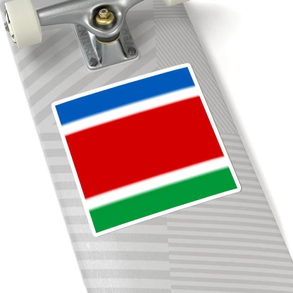 Flag of Serby (Ukraine) STICKER Vinyl Kiss-Cut Decal - The Sticker Space