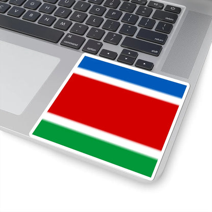 Flag of Serby (Ukraine) STICKER Vinyl Kiss-Cut Decal - The Sticker Space