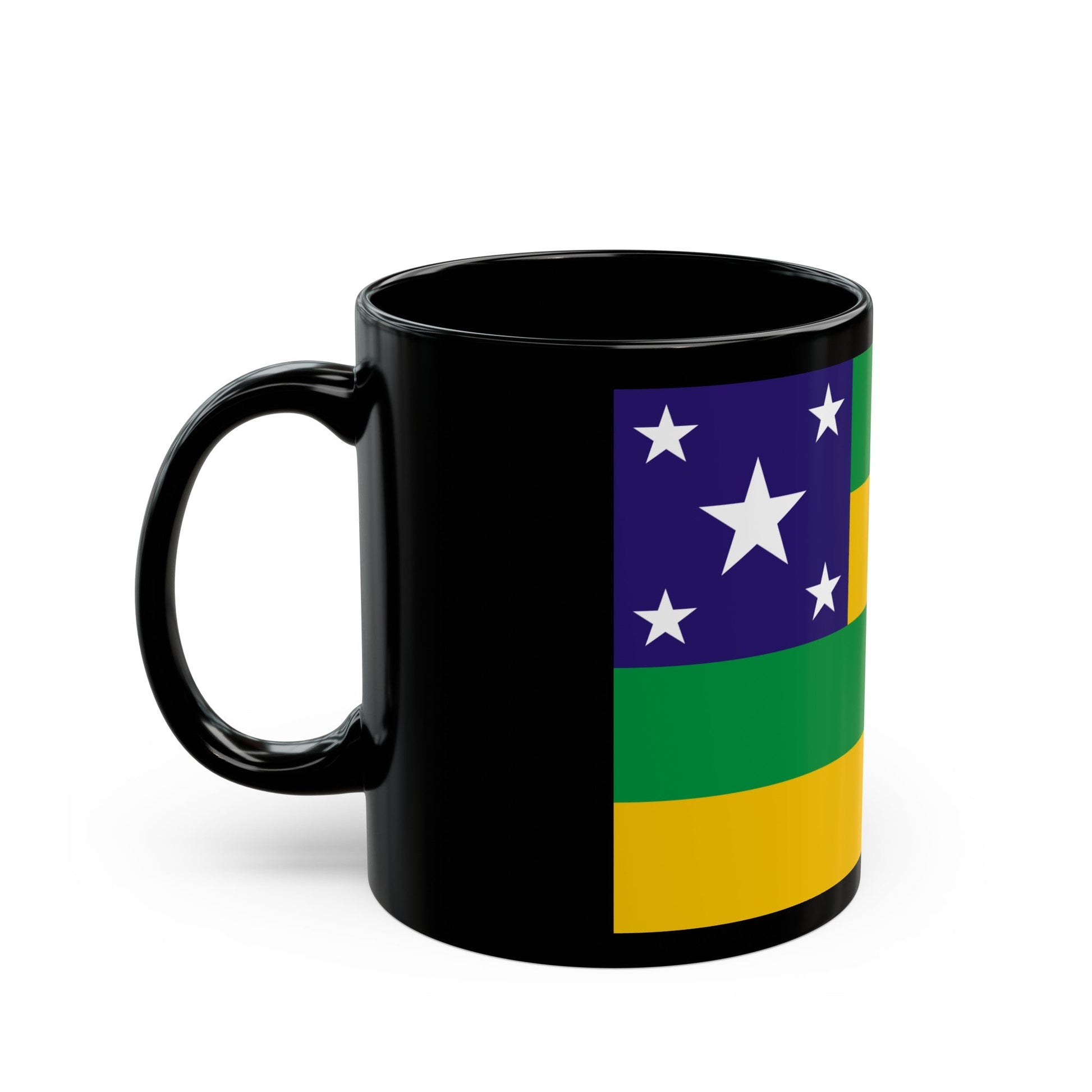 Flag of Sergipe Brazil - Black Coffee Mug-The Sticker Space