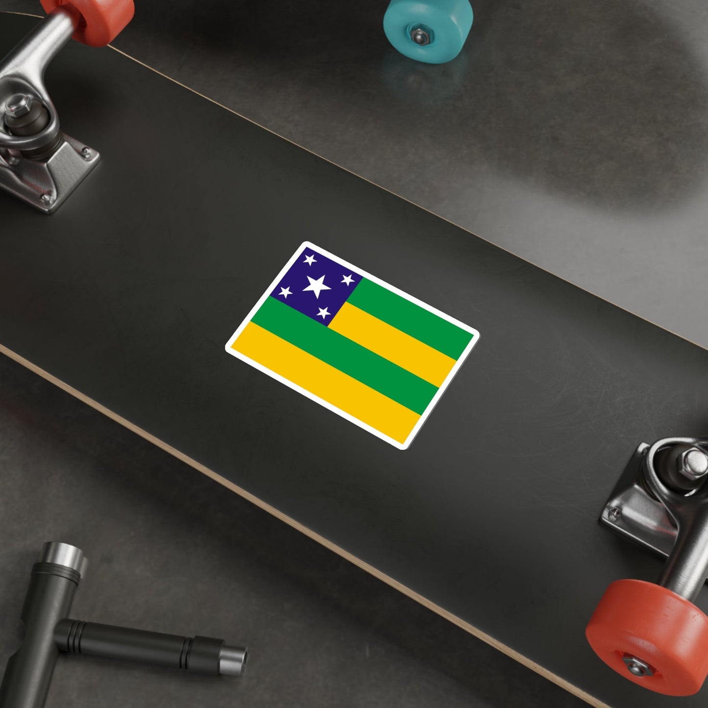 Flag of Sergipe Brazil STICKER Vinyl Die-Cut Decal-The Sticker Space