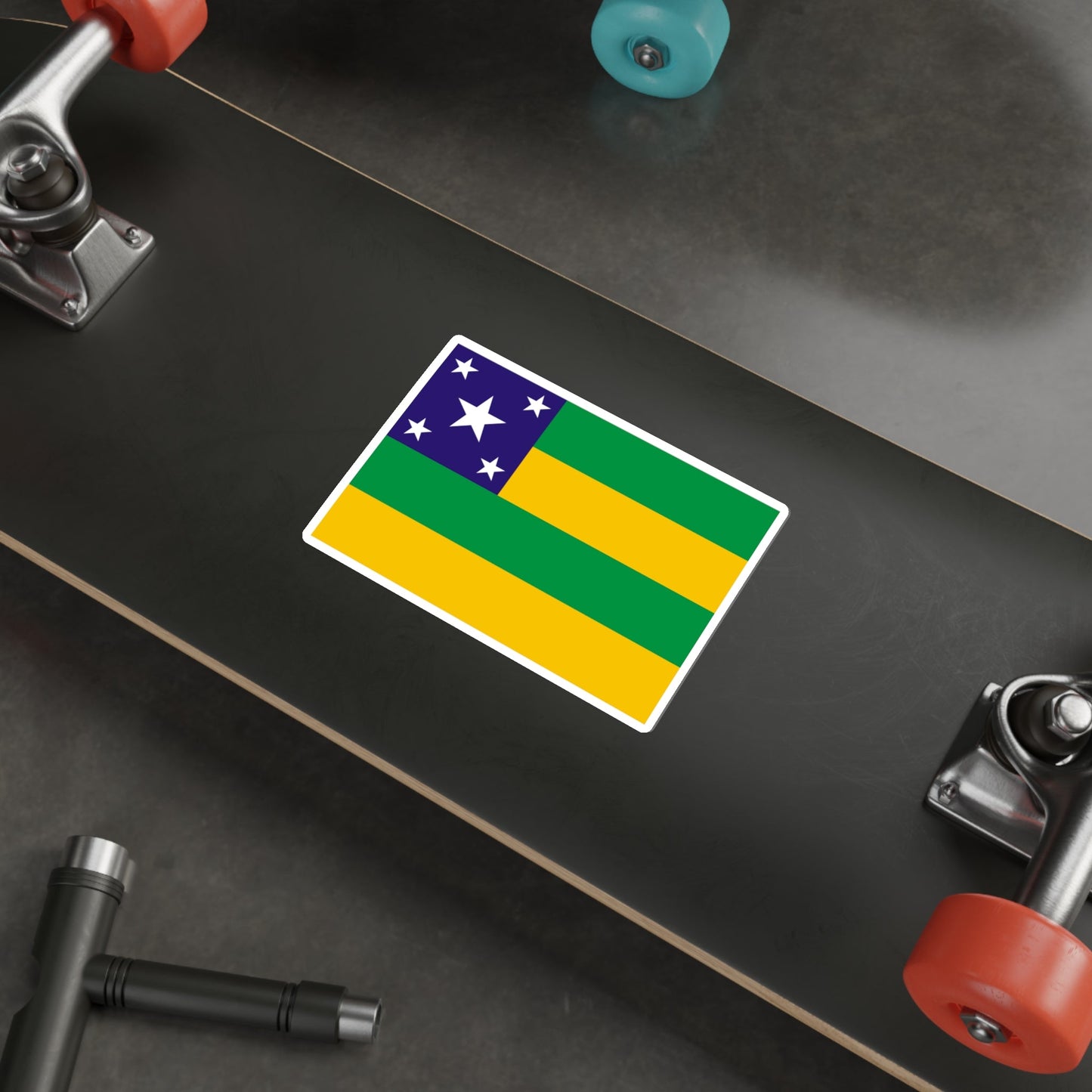 Flag of Sergipe Brazil STICKER Vinyl Die-Cut Decal-The Sticker Space