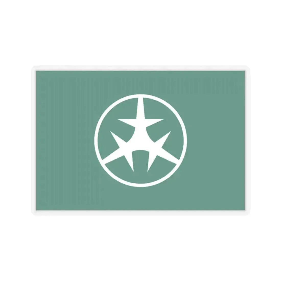 Flag of Setagaya Tokyo Japan - STICKER Vinyl Kiss-Cut Decal 2 Inch Transparent - The Sticker Space