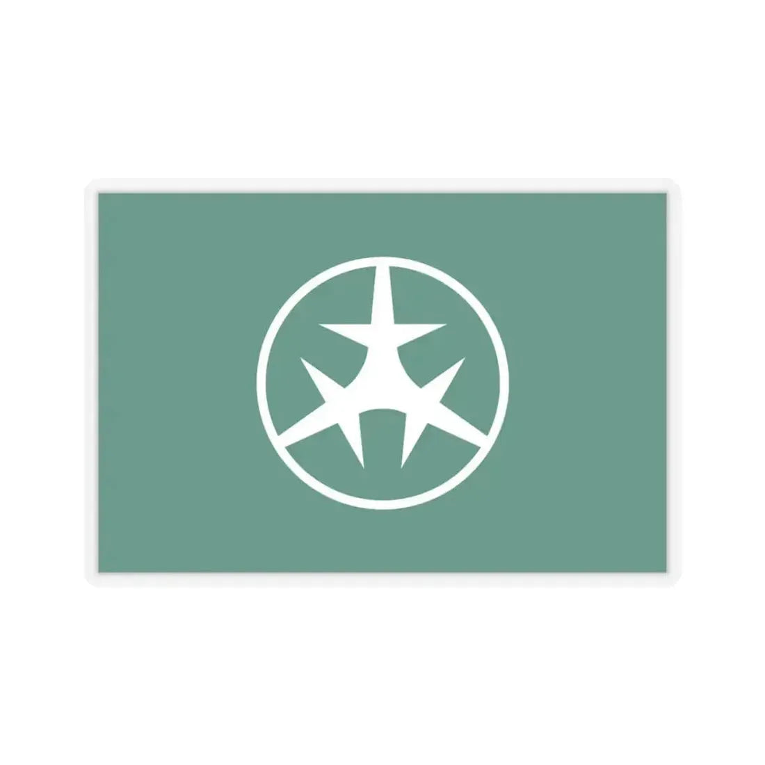 Flag of Setagaya Tokyo Japan - STICKER Vinyl Kiss-Cut Decal 3 Inch Transparent - The Sticker Space