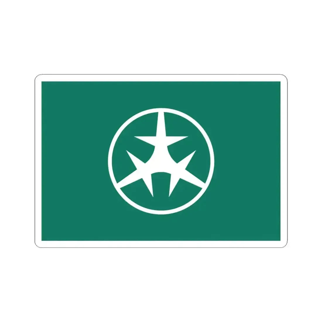 Flag of Setagaya Tokyo Japan - STICKER Vinyl Kiss-Cut Decal 4 Inch White - The Sticker Space