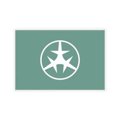 Flag of Setagaya Tokyo Japan - STICKER Vinyl Kiss-Cut Decal 6 Inch Transparent - The Sticker Space