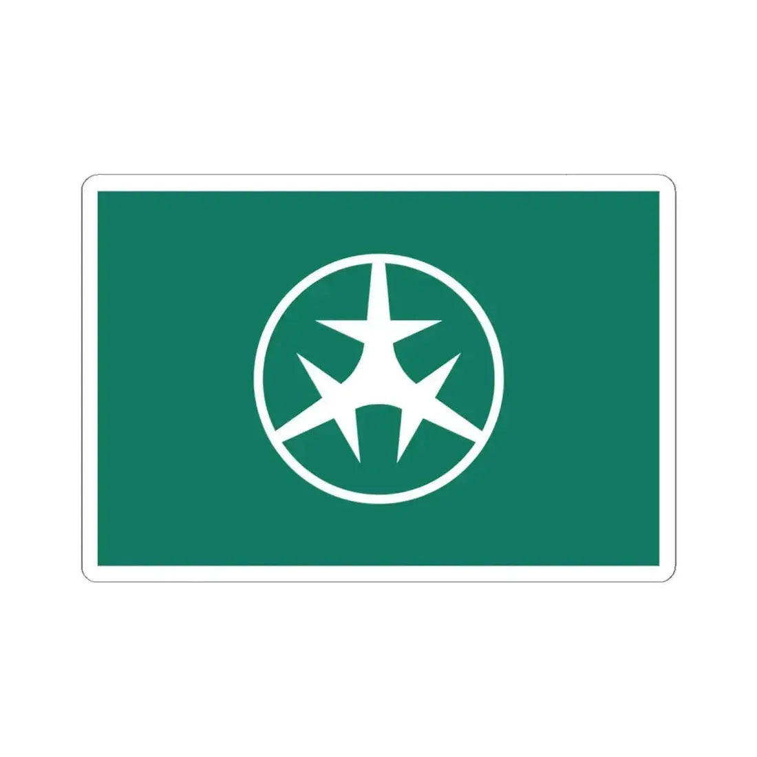 Flag of Setagaya Tokyo Japan - STICKER Vinyl Kiss-Cut Decal 6 Inch White - The Sticker Space