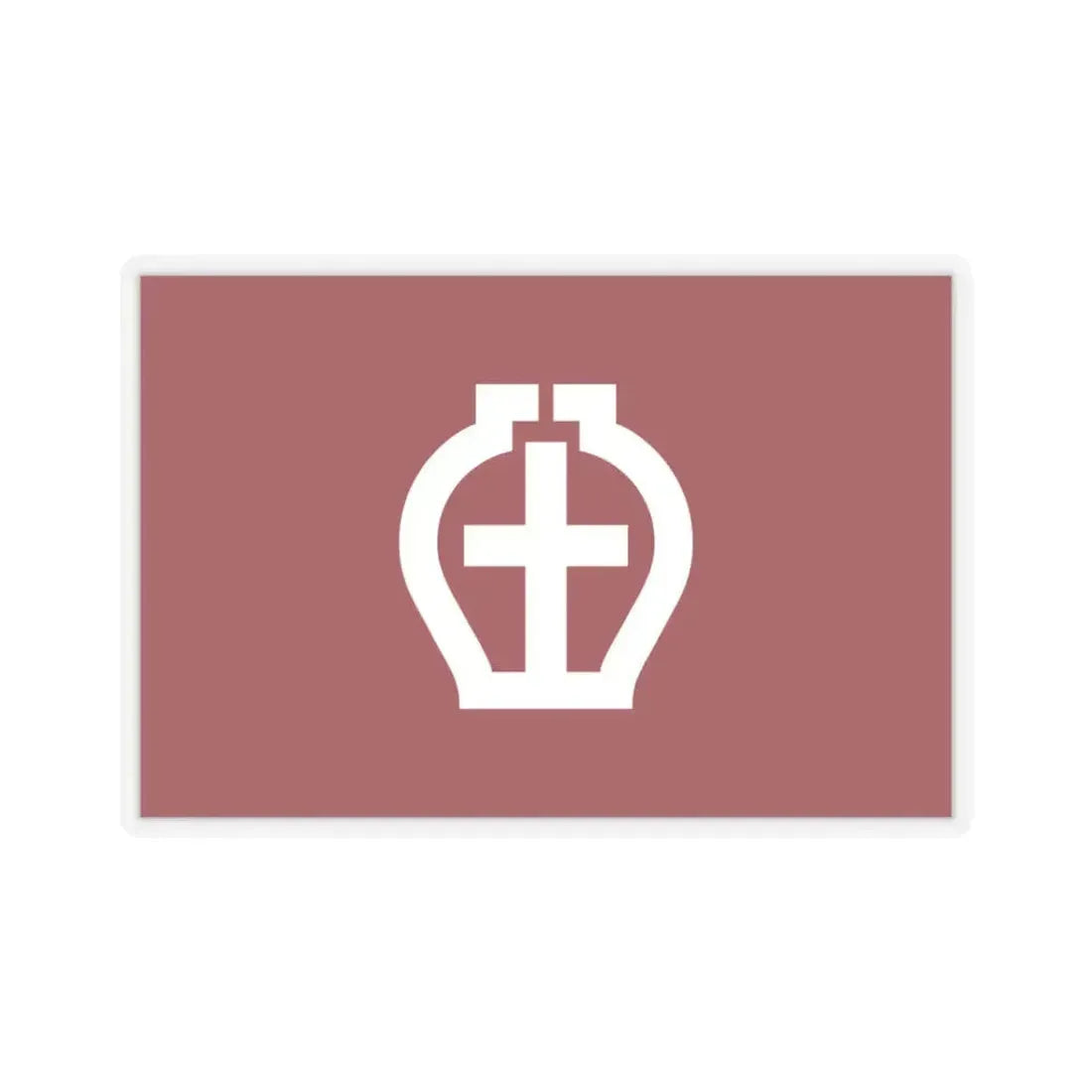 Flag of Seto Aichi Japan - STICKER Vinyl Kiss-Cut Decal 3 Inch Transparent - The Sticker Space