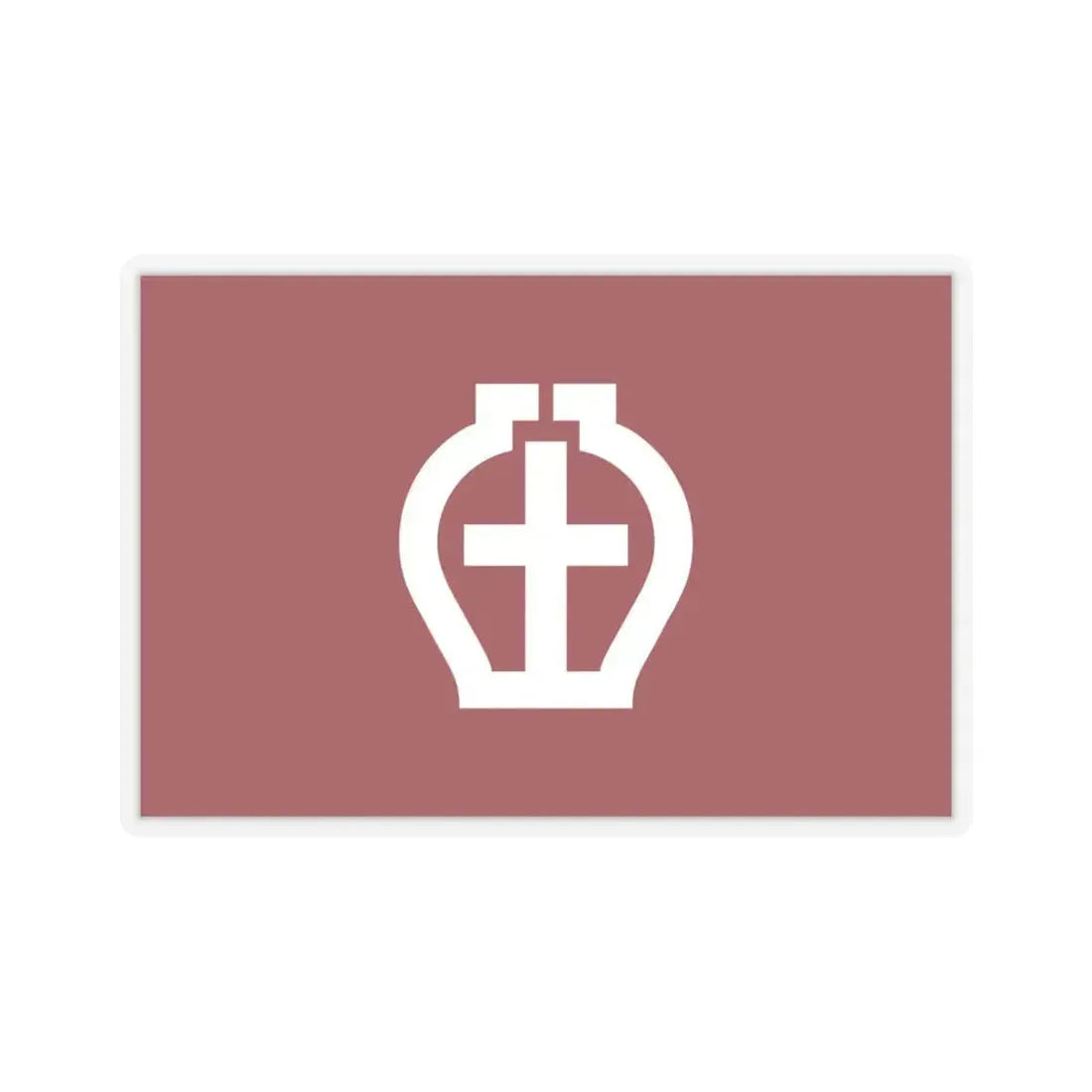 Flag of Seto Aichi Japan - STICKER Vinyl Kiss-Cut Decal 6 Inch Transparent - The Sticker Space