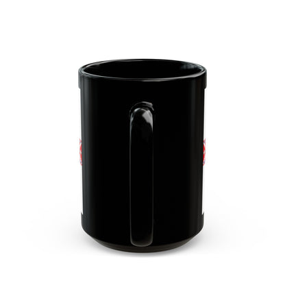 Flag of Setos Estonia - Black Coffee Mug-The Sticker Space