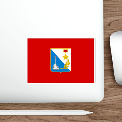 Flag of Sevastopol Ukraine STICKER Vinyl Die-Cut Decal-The Sticker Space