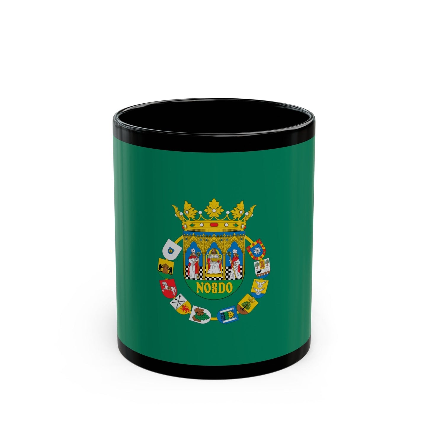 Flag of Sevilla Spain - Black Coffee Mug-11oz-The Sticker Space