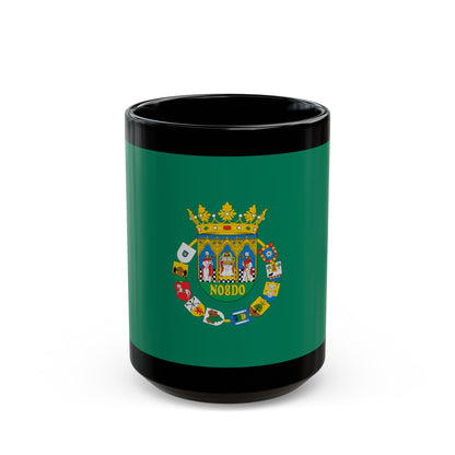 Flag of Sevilla Spain - Black Coffee Mug-15oz-The Sticker Space