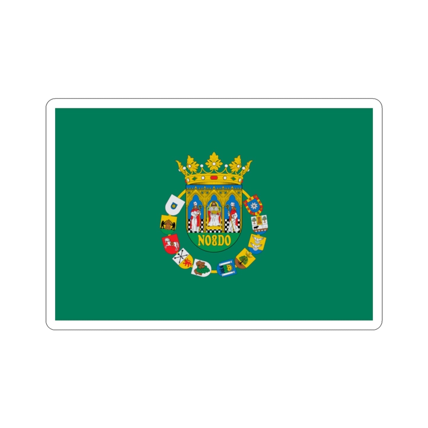 Flag of Sevilla Spain STICKER Vinyl Die-Cut Decal-2 Inch-The Sticker Space