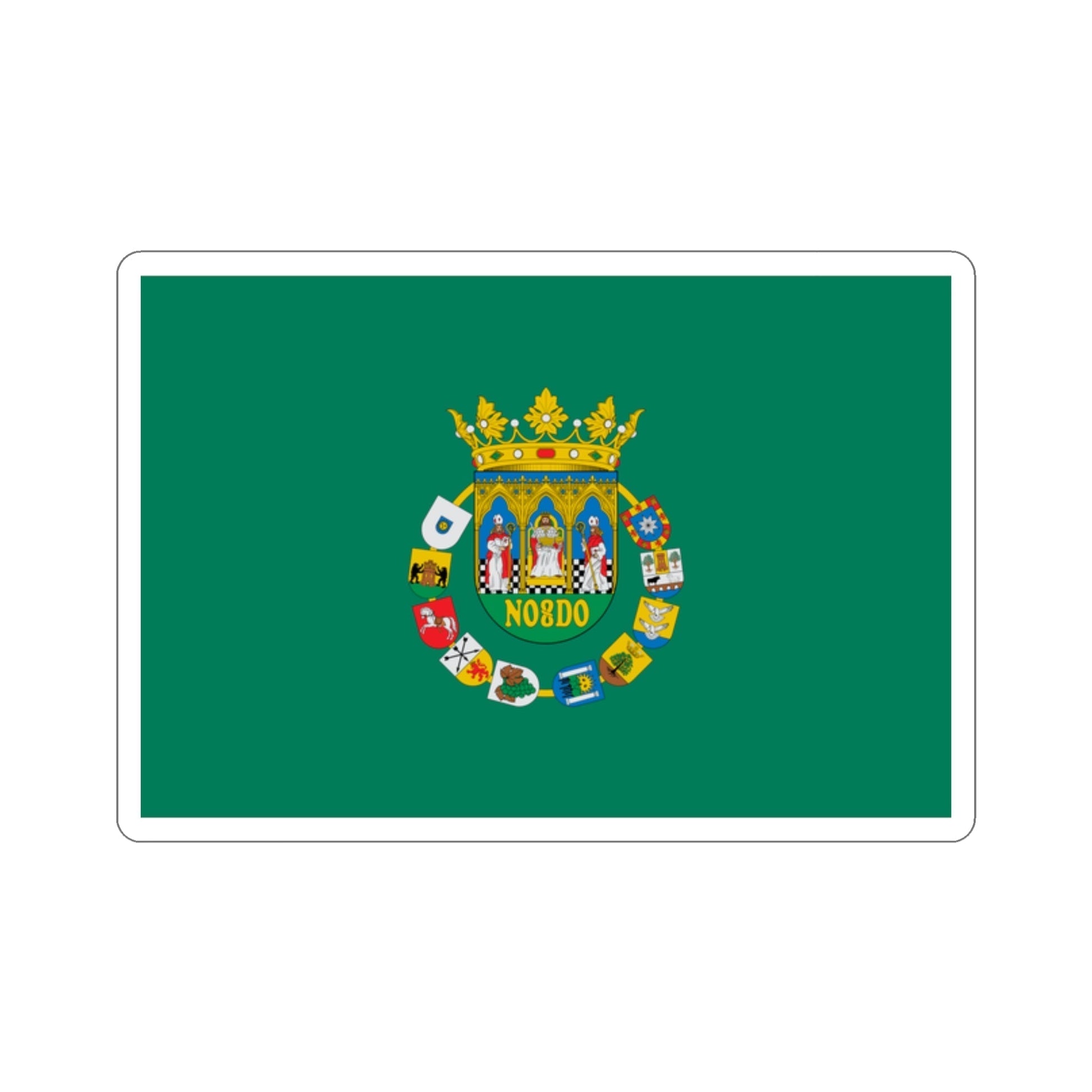 Flag of Sevilla Spain STICKER Vinyl Die-Cut Decal-2 Inch-The Sticker Space