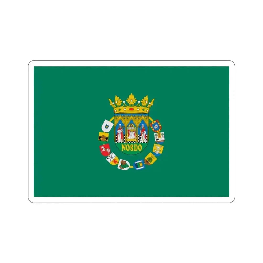 Flag of Sevilla Spain STICKER Vinyl Die-Cut Decal 2 Inch - The Sticker Space