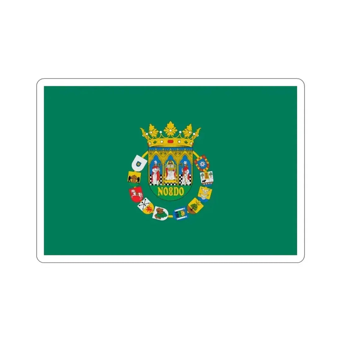 Flag of Sevilla Spain STICKER Vinyl Die-Cut Decal 3 Inch - The Sticker Space