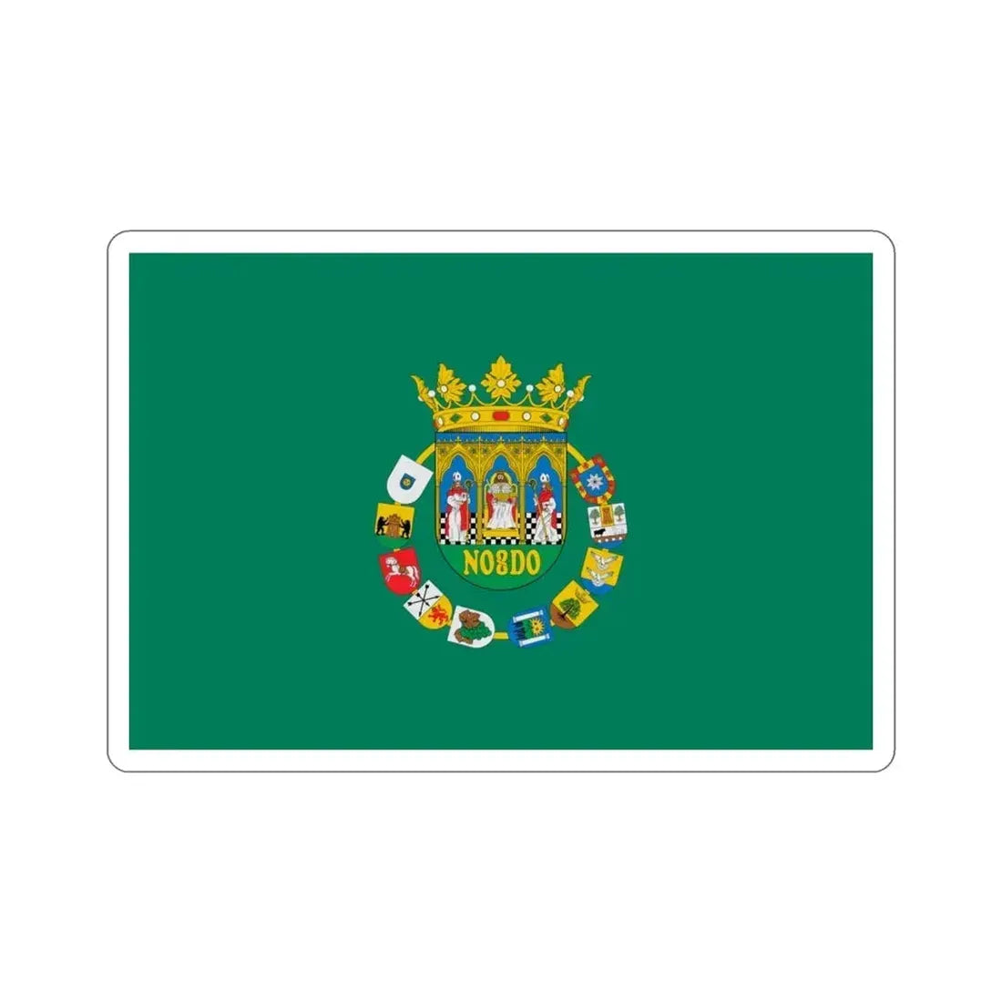 Flag of Sevilla Spain STICKER Vinyl Die-Cut Decal 3 Inch - The Sticker Space