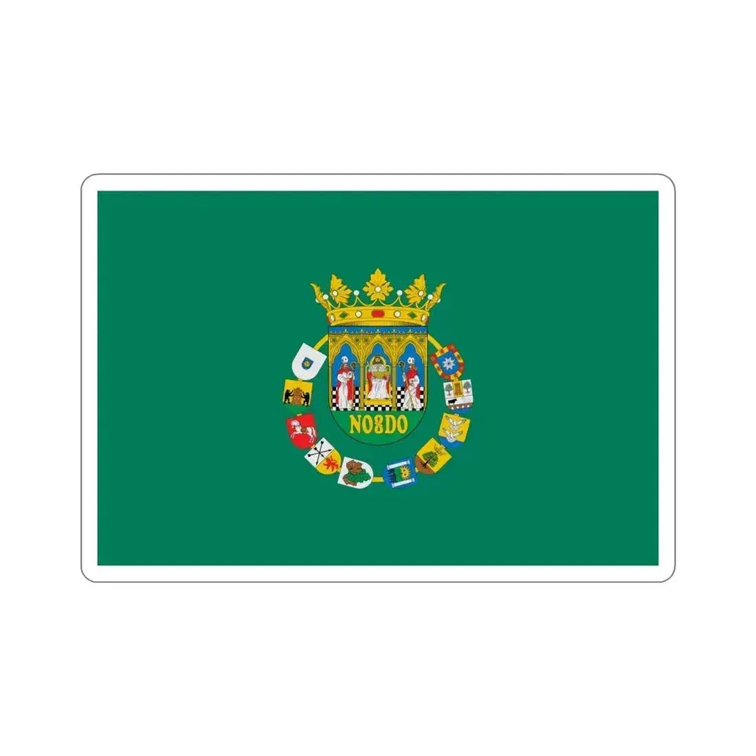 Flag of Sevilla Spain STICKER Vinyl Die-Cut Decal 4 Inch - The Sticker Space