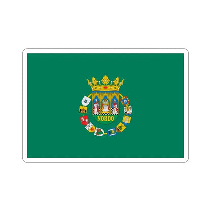 Flag of Sevilla Spain STICKER Vinyl Die-Cut Decal 4 Inch - The Sticker Space