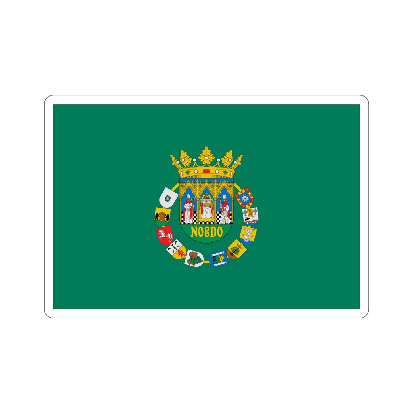 Flag of Sevilla Spain STICKER Vinyl Die-Cut Decal-5 Inch-The Sticker Space