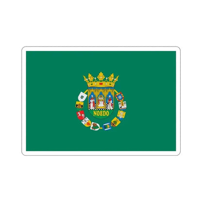 Flag of Sevilla Spain STICKER Vinyl Die-Cut Decal 5 Inch - The Sticker Space