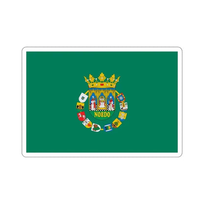 Flag of Sevilla Spain STICKER Vinyl Die-Cut Decal 5 Inch - The Sticker Space