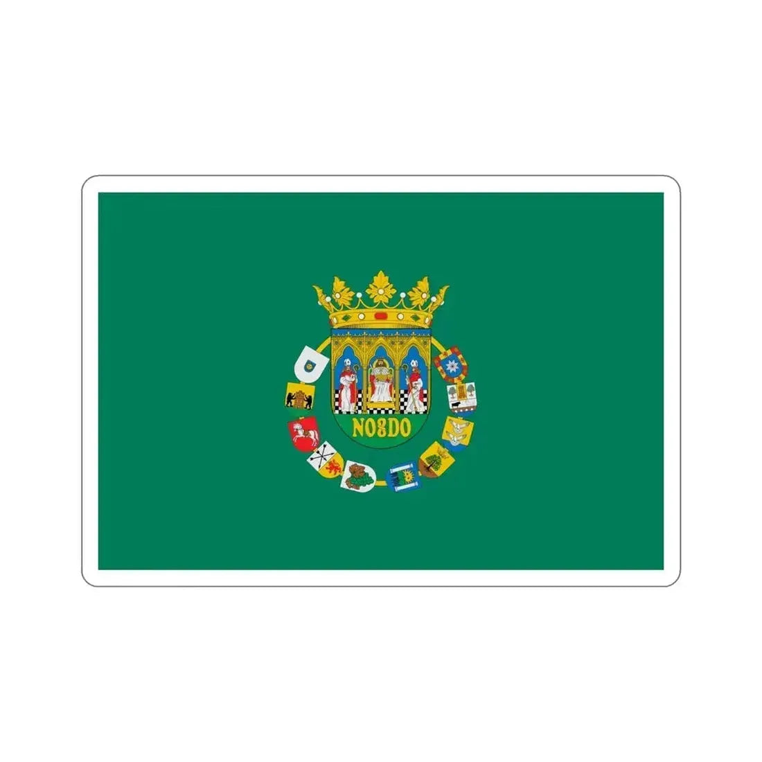 Flag of Sevilla Spain STICKER Vinyl Die-Cut Decal 6 Inch - The Sticker Space