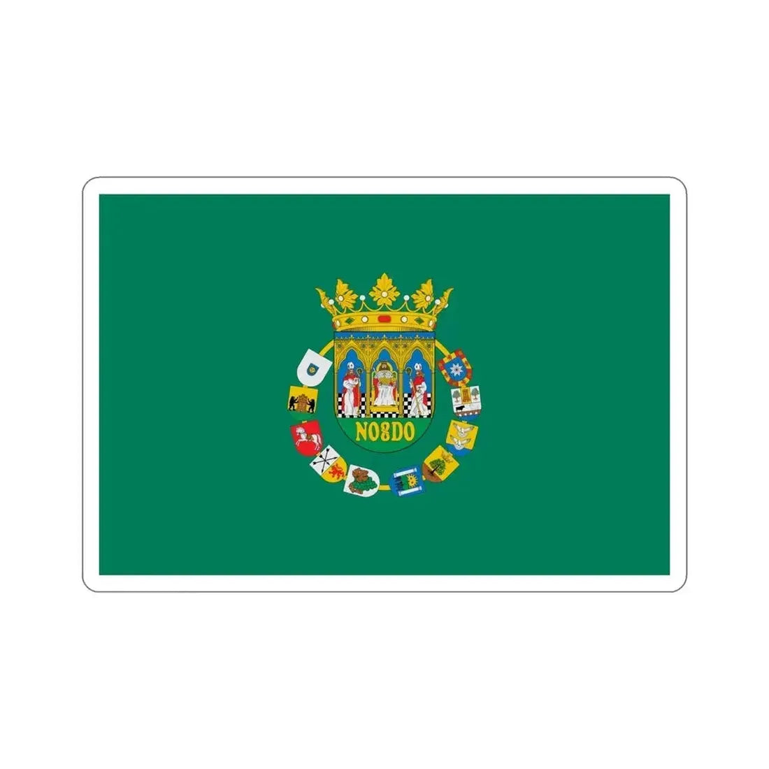 Flag of Sevilla Spain STICKER Vinyl Die-Cut Decal 6 Inch - The Sticker Space