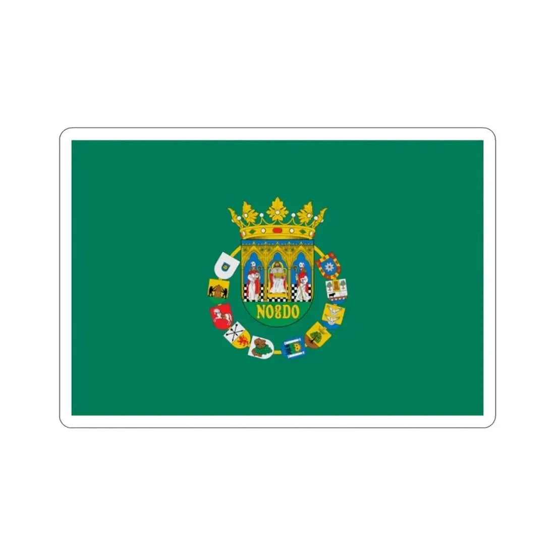 Flag of Sevilla Spain STICKER Vinyl Die-Cut Decal - The Sticker Space