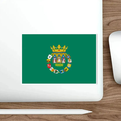 Flag of Sevilla Spain STICKER Vinyl Die-Cut Decal - The Sticker Space