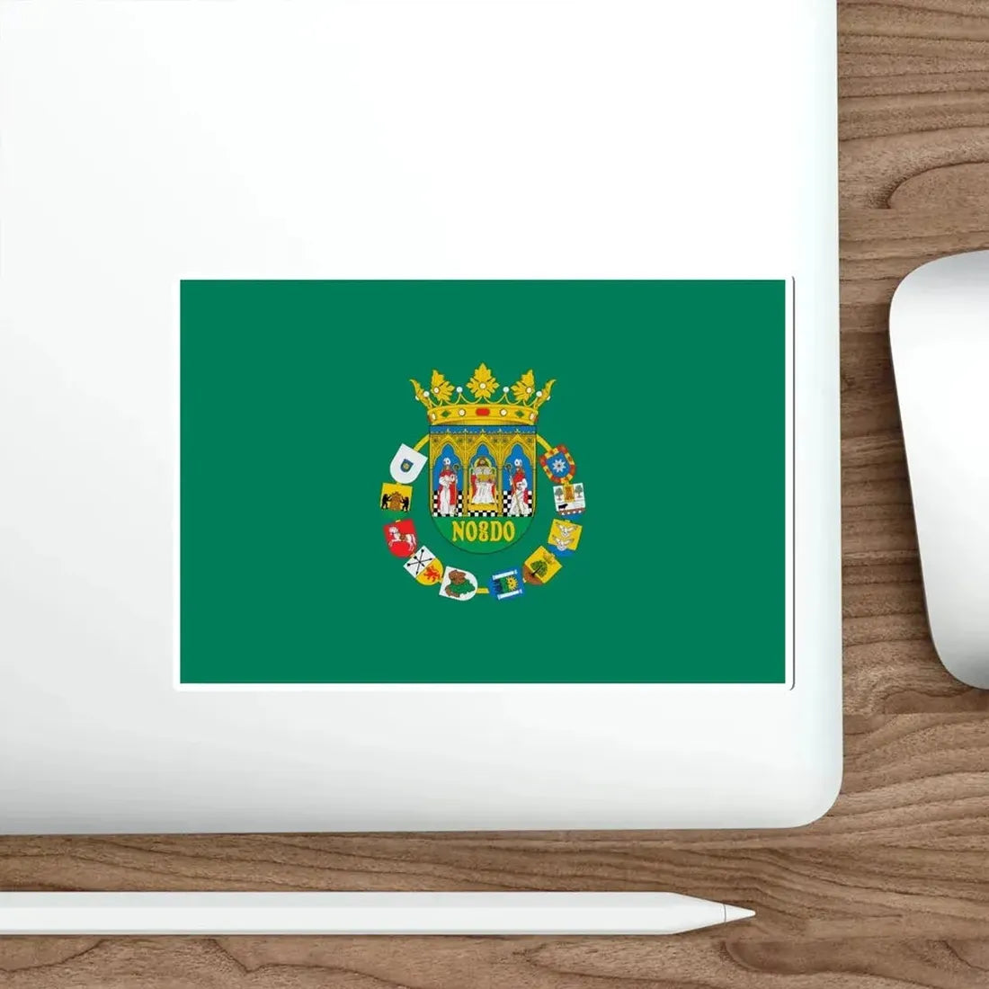 Flag of Sevilla Spain STICKER Vinyl Die-Cut Decal - The Sticker Space