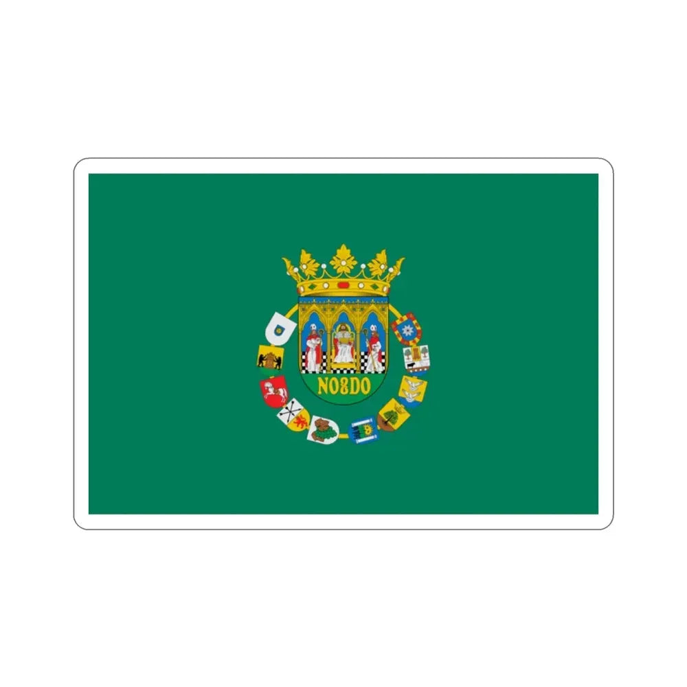 Flag of Sevilla Spain STICKER Vinyl Die-Cut Decal - The Sticker Space
