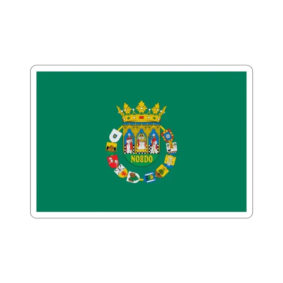 Flag of Sevilla Spain STICKER Vinyl Die-Cut Decal - The Sticker Space