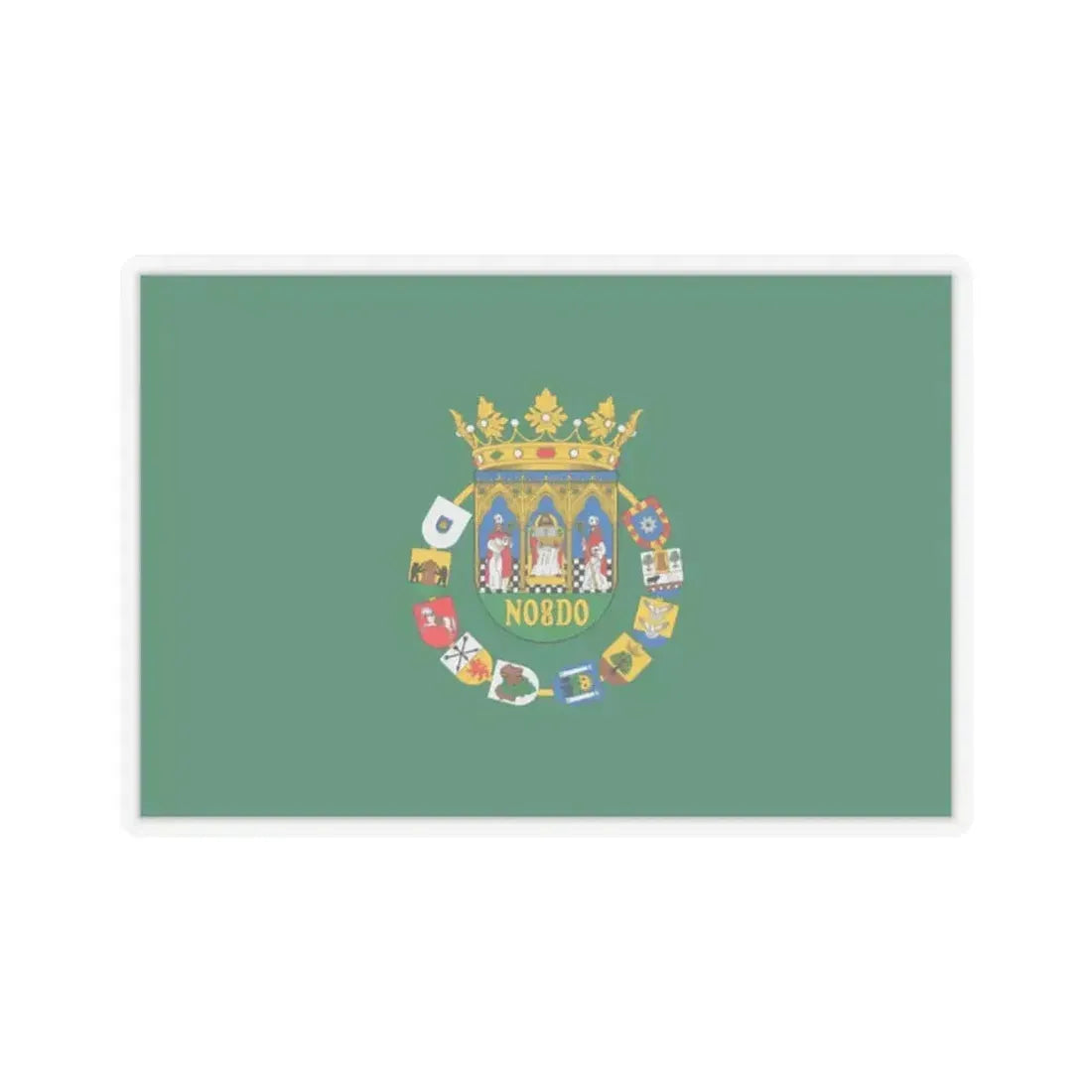 Flag of Sevilla Spain - STICKER Vinyl Kiss-Cut Decal 2 Inch Transparent - The Sticker Space