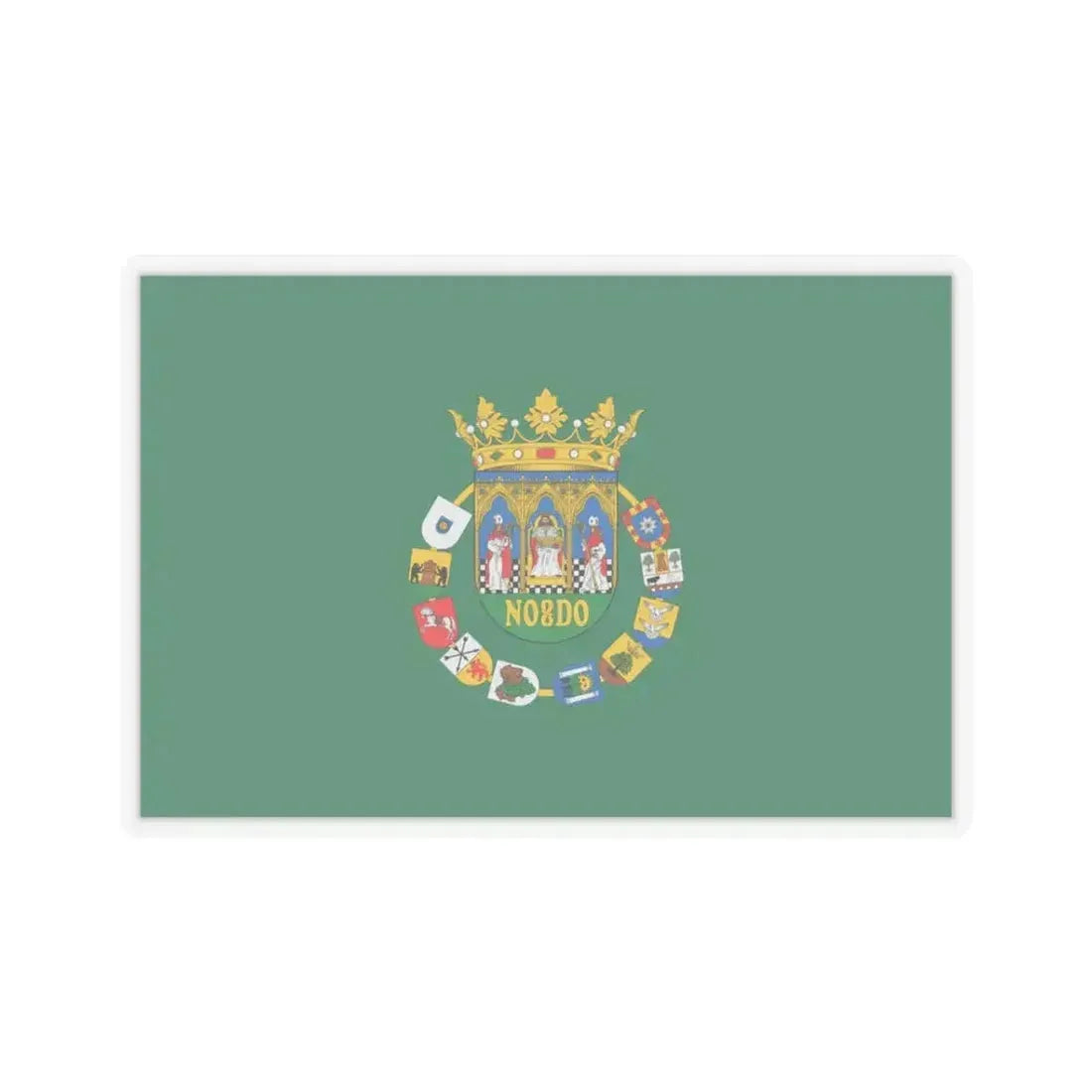 Flag of Sevilla Spain - STICKER Vinyl Kiss-Cut Decal 3 Inch Transparent - The Sticker Space