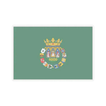 Flag of Sevilla Spain - STICKER Vinyl Kiss-Cut Decal 3 Inch Transparent - The Sticker Space