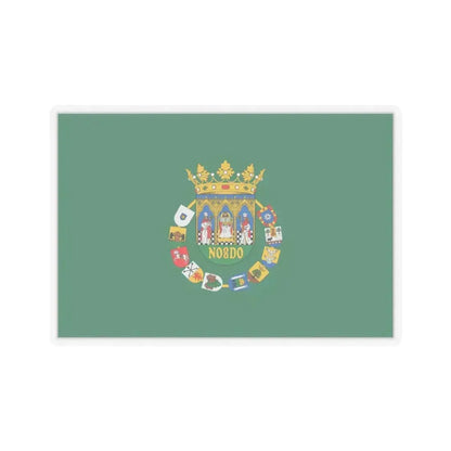 Flag of Sevilla Spain - STICKER Vinyl Kiss-Cut Decal 6 Inch Transparent - The Sticker Space