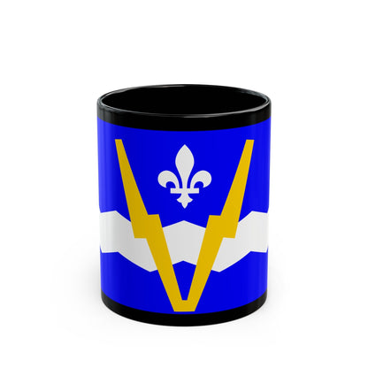 Flag of Shawinigan 1951 to 2009 Canada - Black Coffee Mug-11oz-The Sticker Space