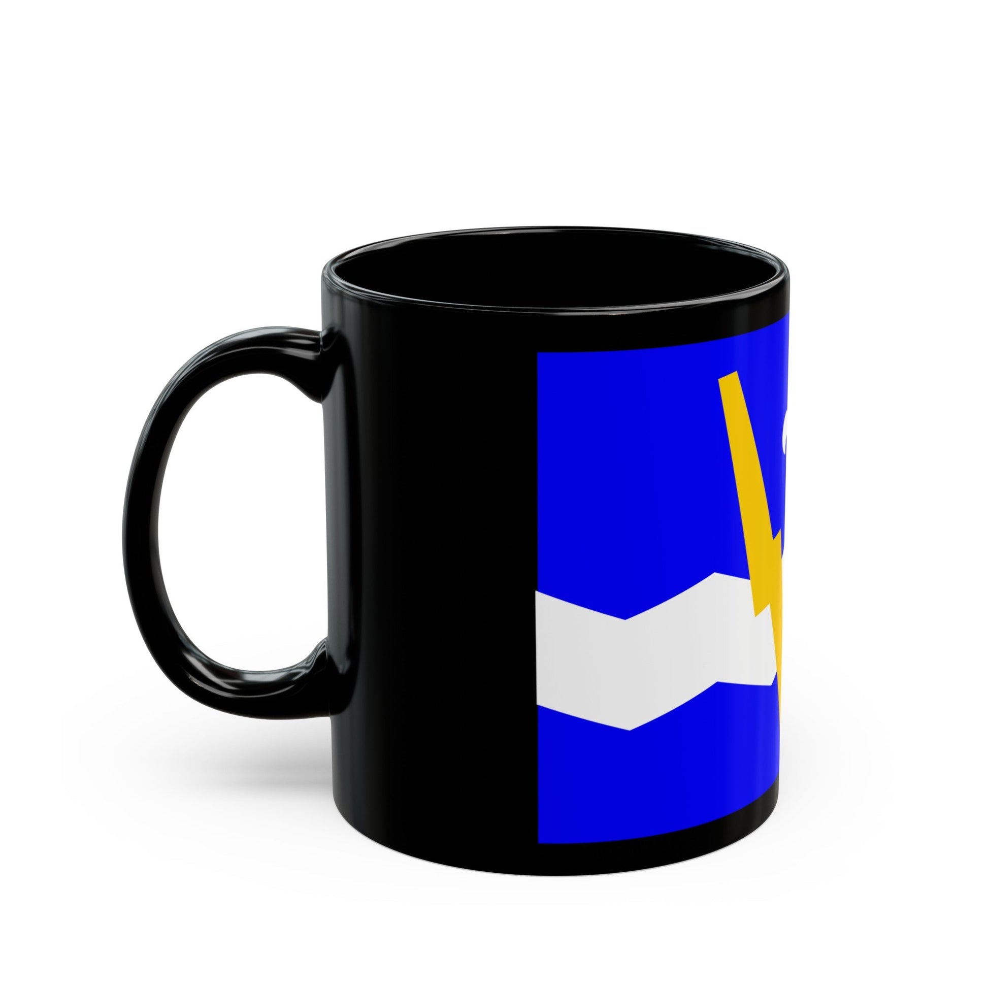 Flag of Shawinigan 1951 to 2009 Canada - Black Coffee Mug-The Sticker Space