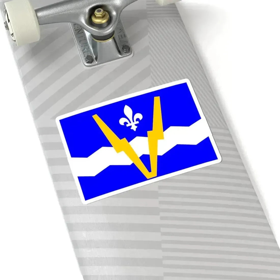 Flag of Shawinigan 1951 to 2009 Canada - STICKER Vinyl Kiss-Cut Decal - The Sticker Space