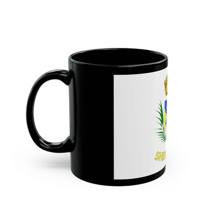 Flag of Sherbrooke Canada - Black Coffee Mug-The Sticker Space