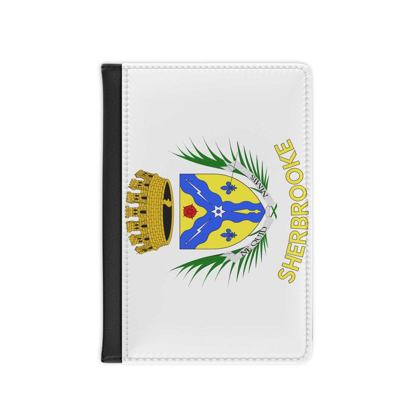 Flag of Sherbrooke Canada - Passport Holder