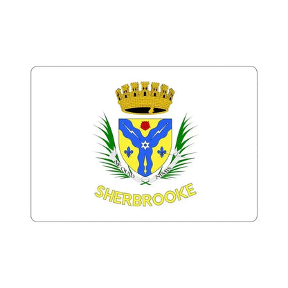 Flag of Sherbrooke Canada STICKER Vinyl Die-Cut Decal - The Sticker Space