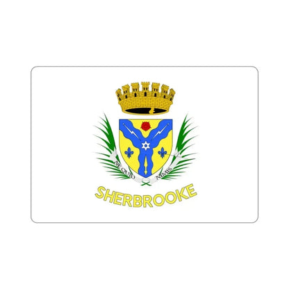 Flag of Sherbrooke Canada STICKER Vinyl Die-Cut Decal - The Sticker Space