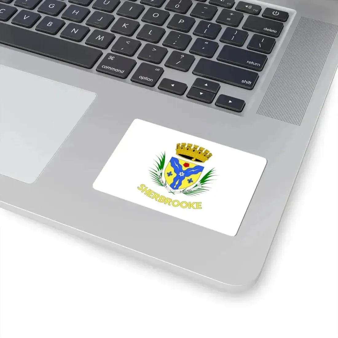 Flag of Sherbrooke (Canada) STICKER Vinyl Kiss-Cut Decal - The Sticker Space