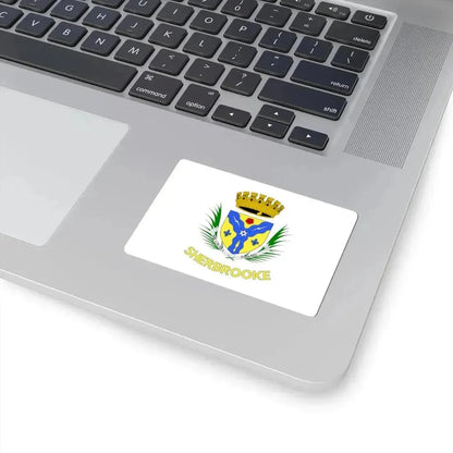 Flag of Sherbrooke (Canada) STICKER Vinyl Kiss-Cut Decal - The Sticker Space