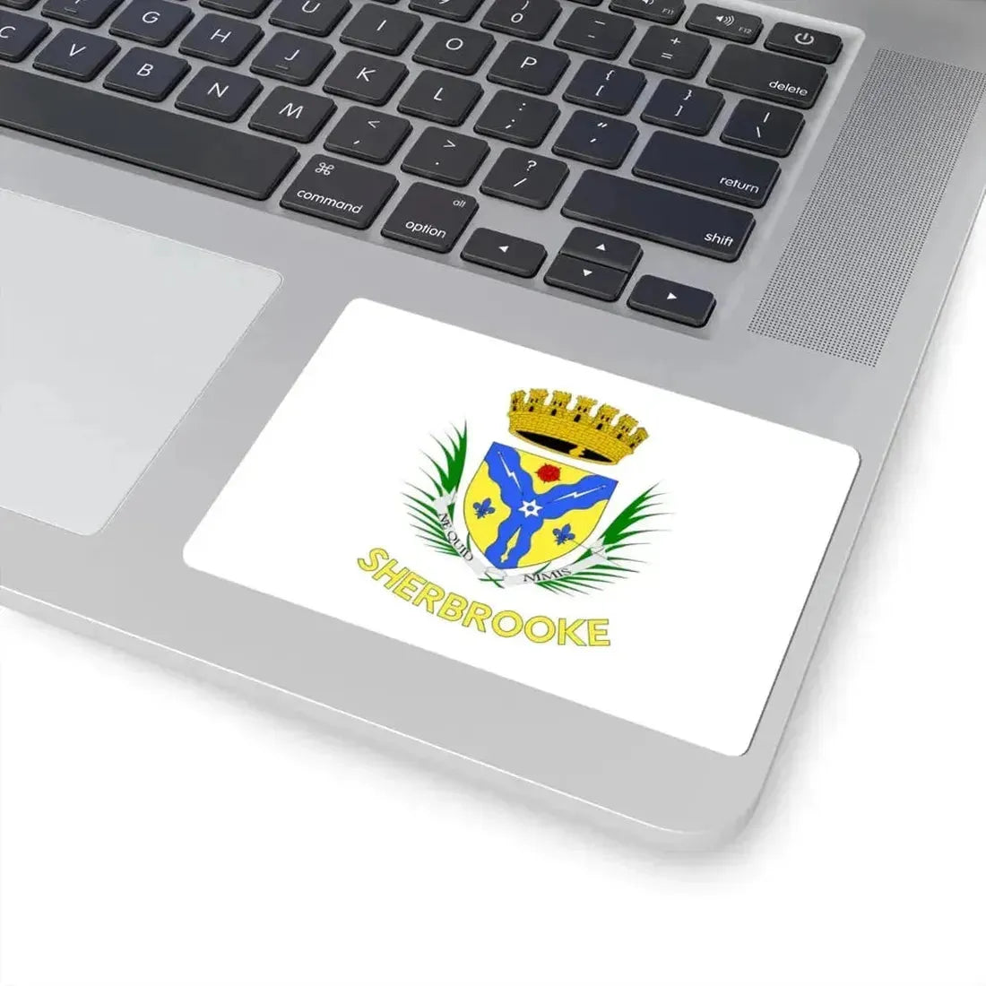 Flag of Sherbrooke (Canada) STICKER Vinyl Kiss-Cut Decal - The Sticker Space