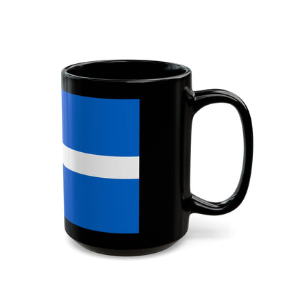 Flag of Shetland UK - Black Coffee Mug-The Sticker Space